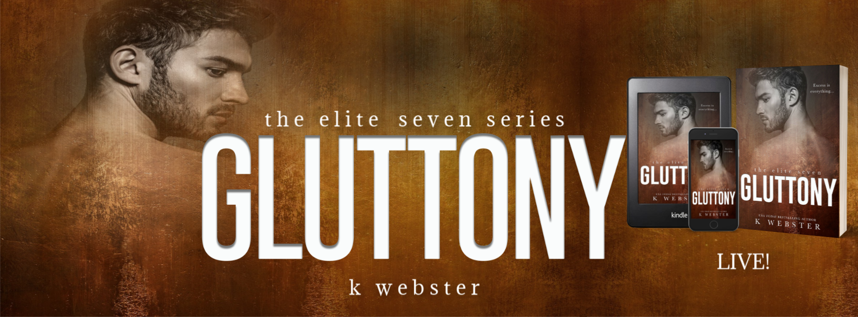 Gluttony by K. Webster Release Review + Giveaway